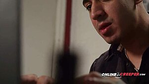 Online creeper binds new victim in bondage blowjob storyline