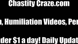 I tease you with handjob while controlling your orgasm in chastity