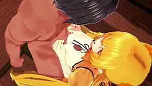 i fuck sexy hatsune miku in halloween 2021 remix vocaloid 3d hentai with big tits creampie