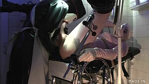 Rubbernurse agnes gives extreme anal treatment in hospital 😈