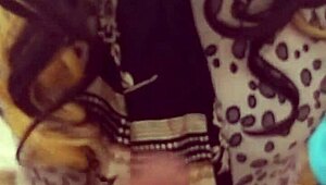 craving cum, this trans beauty gets exactly what she needs