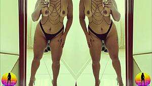 Ex BBB Brazil employee in belly dance trailer