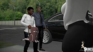 Freaky BBC finds their next sexual conquest in curvy 3D hentai