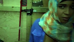 blonde teen gives me booty and blowjob, cum in mouth first time