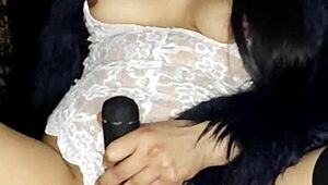 Bluee Shares Homemade Moments With Natural Tits And Brunette Charm