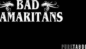 Babe fucks 2 random dudes after bf fight