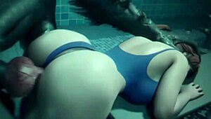 she begs for a long night of fucking, starting with oral and ending in anal as music plays