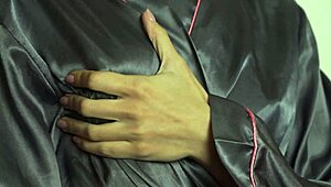 teen bitch with wet pussy fingering herself to orgasm while playing with tits and assfucking