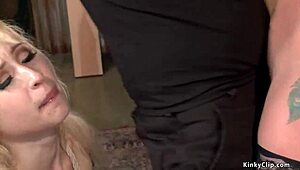 Two blondes get whipped and anal banged in this BDSM session! 😈