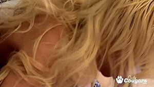 Kelly Surfer Gets Big Sticky Facial From Monster Cock