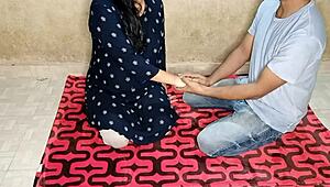 Yo, this hot desi girl got rough hardcore sex with her colleague for that job!