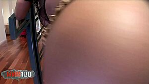 Black Beauty Teases with Subtle Ass Play