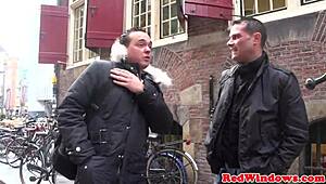 mature dutch prostitute rides tourist cock with shaved charm