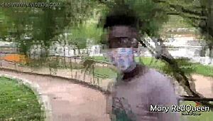 pega no flagra masturbating in public, forced to suck big cocks of walif santos and rubens badaro