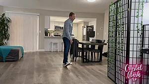 stepmom’s desperate hairy blonde plea for a baby