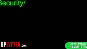 rich bitch shoplifter caught and stripped for harsh pussy consequences