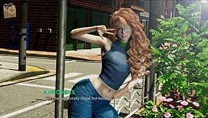 eternum 57: curvy teen in sexy anime outfit