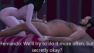 ISÄUKKO RAKASTAN SUA TOSI PALJON 3D-CARTOON SUHIINOTTO JA RATSastus