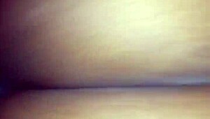 Homemade amateur bending over