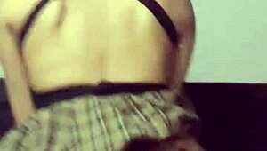 Mexican schoolgirl caught on cam banging her teacher from behind.