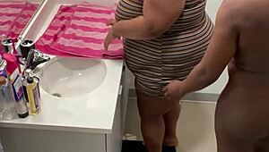 i set up a camera in my bathroom