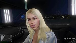 GTA 5 hooker action in first person, wild ride! 😜