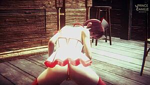 3D animated nurse Ayumi needs your assistance