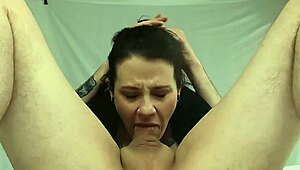 ugh, deepthroat cumshots hurt soo much...