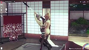 Gay friends compete for girlfriend's attention