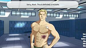 Kissing Two Men and Jacking Off