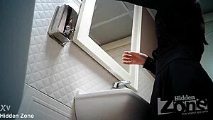 Hidden Camera Captures Raw Action in Bar Toilet Without Anyone Knowing