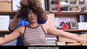 Black Babe Nia Nixon Undergoes Body Cavity Search by Police Officer.