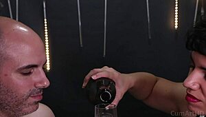 Hell yeah! New Year Starts with Hot Couple Swallowing Cum!