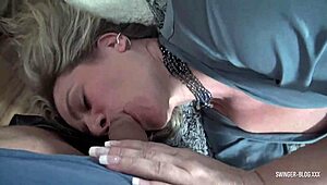 Hot milf heather c payne giving bj and rubbing her wet cunt