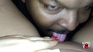 snow ryans gets pretty pussy licked pov