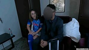 Italian fan from Napoli cheats on boyfriend for rough ass pounding to make amends