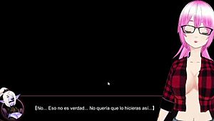 i... uh, watchin daisy the dark elf in this mirror scene. she gets tied up in bdsm, showin her big tits and feelin the pleasure.