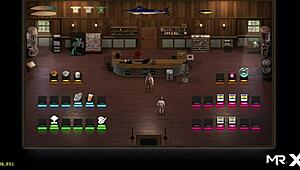 naomi posh nude profile in treasure of nadia, showing her classy tits