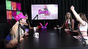 Amateurs in Cuckold Fetish Kidnapping with Beatriz Sampaio, Mayra Marcele, Evelyn Zain in Sheer Red