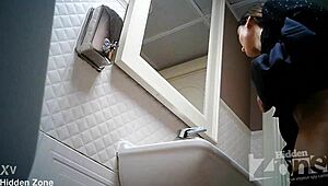 Hidden Camera Captures Raw Action in Bar Toilet Without Anyone Knowing