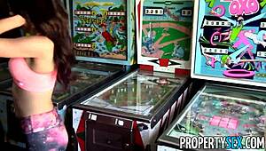 PropertySex - Horny wife tricks strangers into fucking her hard.