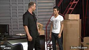 Excited gays fucking!