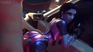 Overwatch hentai compilation explodes with epic anime fucking scenes!
