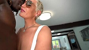 Blonde Milf Fucks Gardener Hard