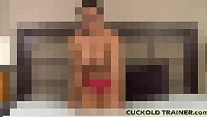 この屈辱フェムドムでアルファ男ザーメンごっくん