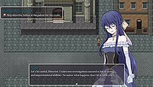 Preventing A Sexy Blonde Thief From Stealing A Valuable Museum Piece - Detective Girl Of The Steam City - Part 2