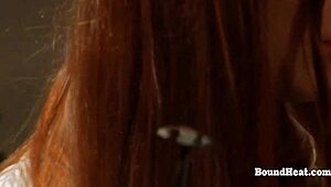 Young Lesbian Slave Undergoes Branding And Training For Obedience And Submission