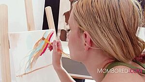 Teen gets freeused by stepbro.