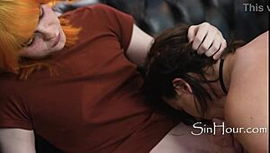 confused ginger tranny fucks her doctor in therapy