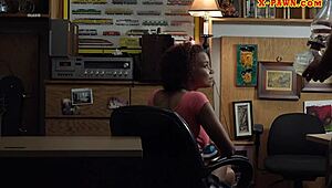 big boobs ebony babe got railed hard at the pawnshop, pure raw desire